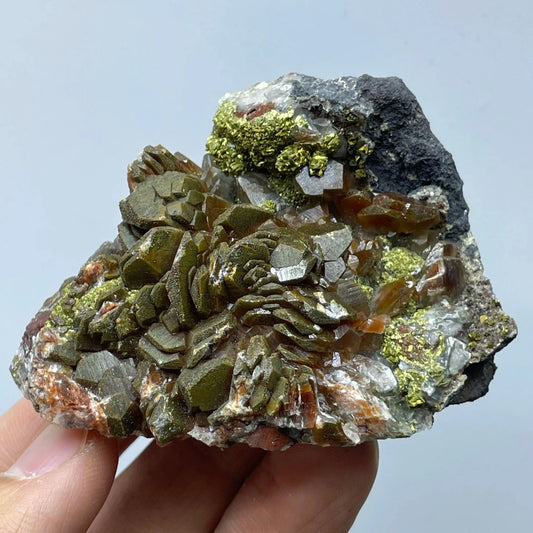 AURIXS Alchemy Core™ – Calcite & Pyrite Crystal Matrix